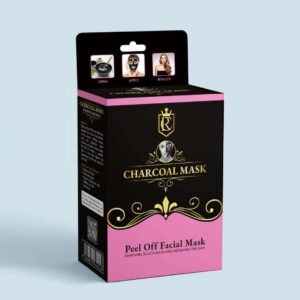 Charcoal Peel off facial mask softens skin and restores youthful glow