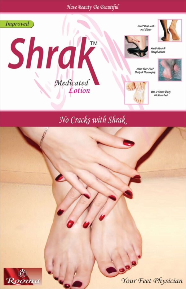 Shrak is your feet physician, which is effective for cracks, sunscreen, fungal infections, corns, gangrene, and wounds.