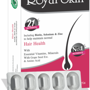 Royal Skin helps maintain healthy hair, skin, and nails.