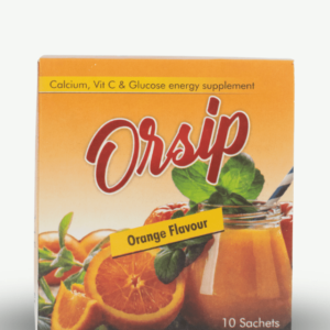 Orsip is Calcium, Vitamin C & Glucose energy supplement