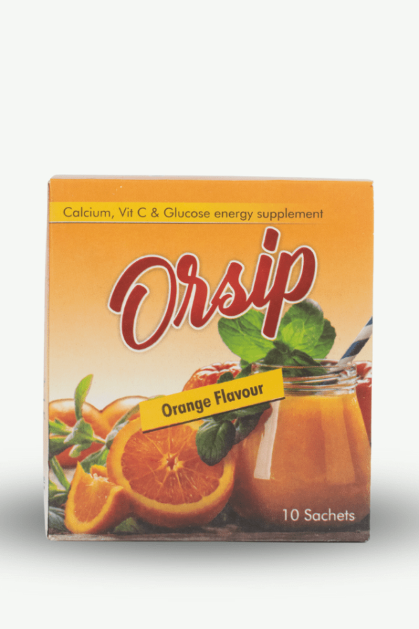 Orsip is Calcium, Vitamin C & Glucose energy supplement